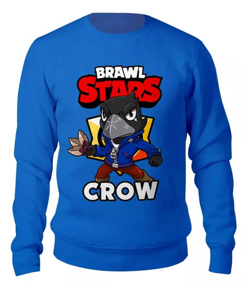 Заказать свитшот в Москве. Женский свитшот хлопковый BRAWL STARS CROW от geekbox - готовые дизайны и нанесение принтов.
