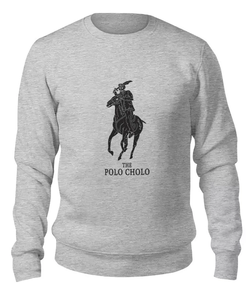 Заказать свитшот в Москве. Женский свитшот хлопковый the polo от paragonimus - готовые дизайны и нанесение принтов.