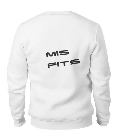 Заказать свитшот в Москве. Женский свитшот хлопковый Отбросы-Mis Fits от sовесть - готовые дизайны и нанесение принтов.