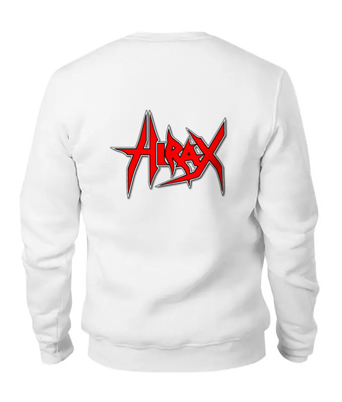 Заказать свитшот в Москве. Женский свитшот хлопковый Hirax Band от Leichenwagen - готовые дизайны и нанесение принтов.