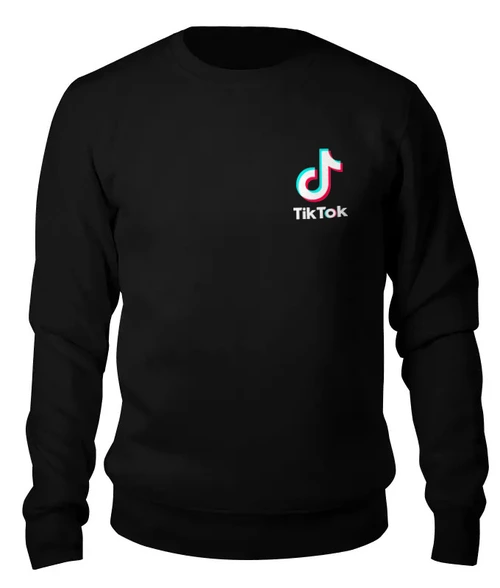 Заказать свитшот в Москве. Женский свитшот хлопковый TikTok  от DESIGNER   - готовые дизайны и нанесение принтов.
