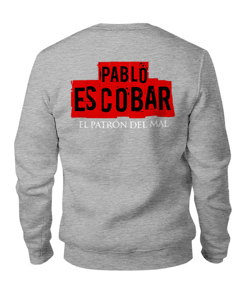 Заказать свитшот в Москве. Женский свитшот хлопковый Pablo Escobar  от ПРИНТЫ ПЕЧАТЬ  - готовые дизайны и нанесение принтов.