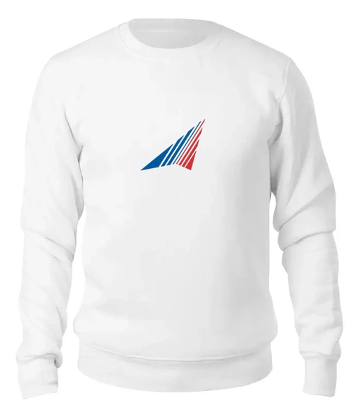 Заказать свитшот в Москве. Женский свитшот хлопковый TRANSAERO от Nalivaev - готовые дизайны и нанесение принтов.