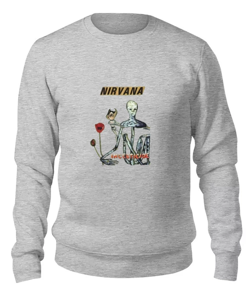 Заказать свитшот в Москве. Женский свитшот хлопковый Nirvana Incesticide album t-shirt от rancid - готовые дизайны и нанесение принтов.