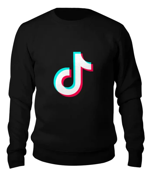 Заказать свитшот в Москве. Женский свитшот хлопковый TikTok  от DESIGNER   - готовые дизайны и нанесение принтов.