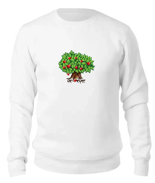 Заказать свитшот в Москве. Женский свитшот хлопковый iCalistini The Love Tree Дерево Любви от iCALISTIni - готовые дизайны и нанесение принтов.