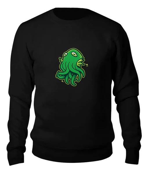 Заказать свитшот в Москве. Женский свитшот хлопковый Octopus / Осьминог от crash - готовые дизайны и нанесение принтов.