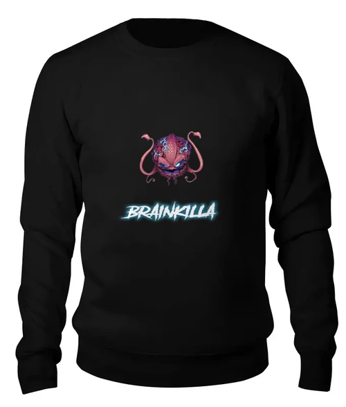 Заказать свитшот в Москве. Женский свитшот хлопковый merch brainkilla от Paul Paul - готовые дизайны и нанесение принтов.