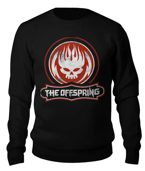 Заказать свитшот в Москве. Женский свитшот хлопковый The Offspring от geekbox - готовые дизайны и нанесение принтов.