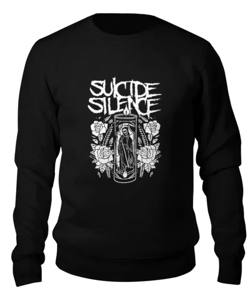 Заказать свитшот в Москве. Женский свитшот хлопковый Suicide Silence от geekbox - готовые дизайны и нанесение принтов.