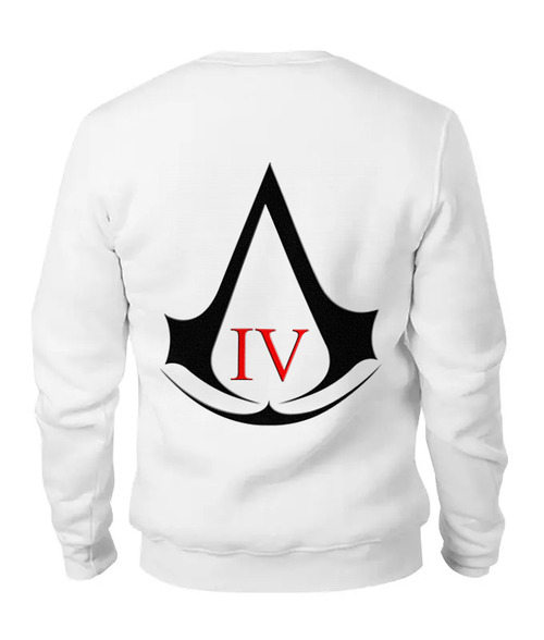 Заказать свитшот в Москве. Женский свитшот хлопковый Assassin's creed IV Black flag от dariel - готовые дизайны и нанесение принтов.