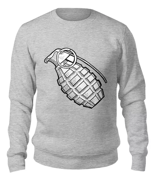 Заказать свитшот в Москве. Женский свитшот хлопковый Grenade от Leichenwagen - готовые дизайны и нанесение принтов.