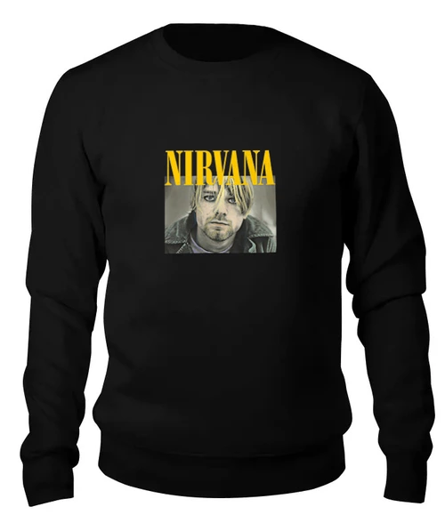 Заказать свитшот в Москве. Женский свитшот хлопковый Nirvana от Leichenwagen - готовые дизайны и нанесение принтов.