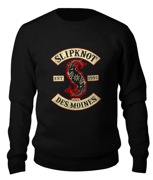 Заказать свитшот в Москве. Женский свитшот хлопковый Slipknot от geekbox - готовые дизайны и нанесение принтов.
