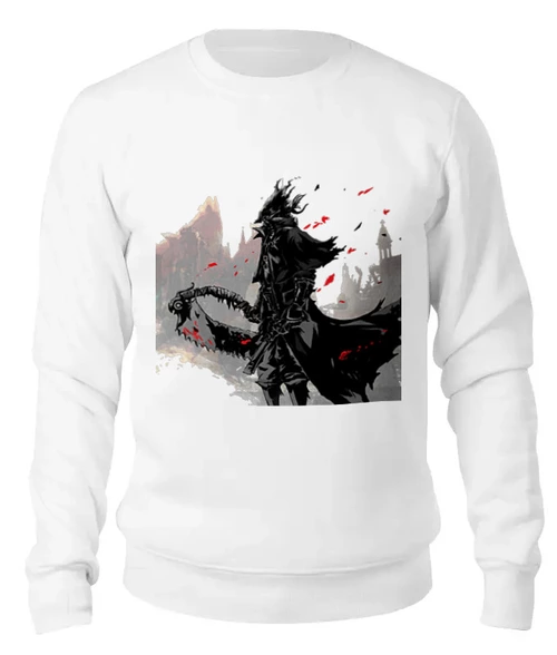 Заказать свитшот в Москве. Женский свитшот хлопковый Bloodborne от GeekFox  - готовые дизайны и нанесение принтов.