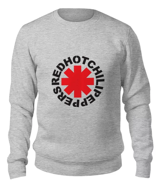 Заказать свитшот в Москве. Женский свитшот хлопковый Red Hot Chili Peppers от BURNSHIRTS - готовые дизайны и нанесение принтов.