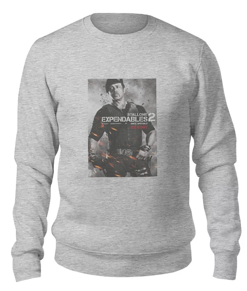 Заказать свитшот в Москве. Женский свитшот хлопковый Expendables II Stallone от KinoArt - готовые дизайны и нанесение принтов.