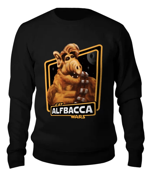 Заказать свитшот в Москве. Женский свитшот хлопковый Alfbacca от T-shirt print  - готовые дизайны и нанесение принтов.