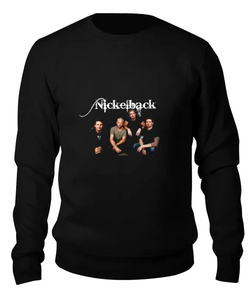 Заказать свитшот в Москве. Женский свитшот хлопковый Nickelback от Денис - готовые дизайны и нанесение принтов.