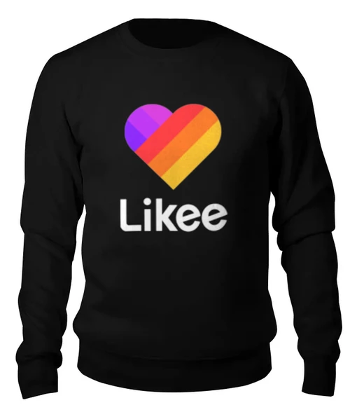 Заказать свитшот в Москве. Женский свитшот хлопковый Likee  от DESIGNER   - готовые дизайны и нанесение принтов.
