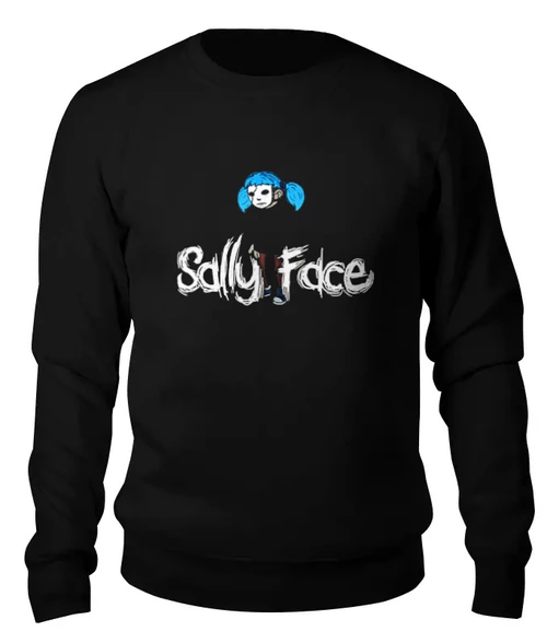 Заказать свитшот в Москве. Женский свитшот хлопковый Sally Face (Салли фейс) от Анастасия Вахрушева - готовые дизайны и нанесение принтов.
