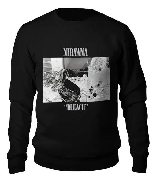 Заказать свитшот в Москве. Женский свитшот хлопковый Nirvana Bleach album t-shirt от rancid - готовые дизайны и нанесение принтов.