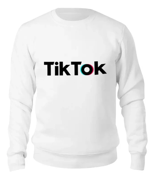 Заказать свитшот в Москве. Женский свитшот хлопковый TikTok  от DESIGNER   - готовые дизайны и нанесение принтов.