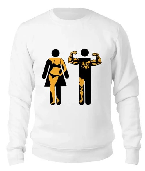 Заказать свитшот в Москве. Женский свитшот хлопковый Авторский стиль "ОНИ" от mimiart  - готовые дизайны и нанесение принтов.