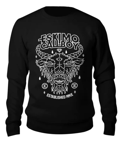 Заказать свитшот в Москве. Женский свитшот хлопковый Eskimo Callboy от geekbox - готовые дизайны и нанесение принтов.