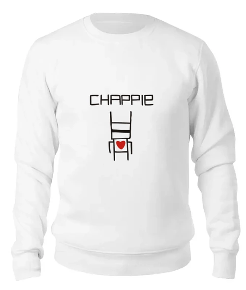 Заказать свитшот в Москве. Женский свитшот хлопковый Чаппи (Chappie) от coolmag - готовые дизайны и нанесение принтов.
