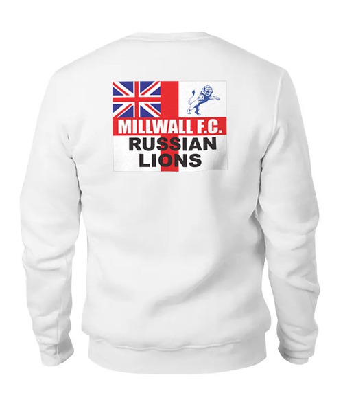 Заказать свитшот в Москве. Женский свитшот хлопковый Millwall MSC Russia двусторонний свитшот от Millwall Supporters Club Russia - готовые дизайны и нанесение принтов.
