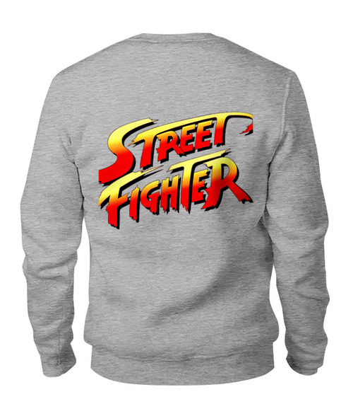 Заказать свитшот в Москве. Женский свитшот хлопковый Street Fighter Sagat Hoodie от StreetMag - готовые дизайны и нанесение принтов.