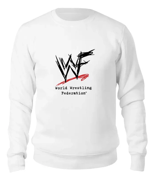Заказать свитшот в Москве. Женский свитшот хлопковый WrestleMania от Leichenwagen - готовые дизайны и нанесение принтов.
