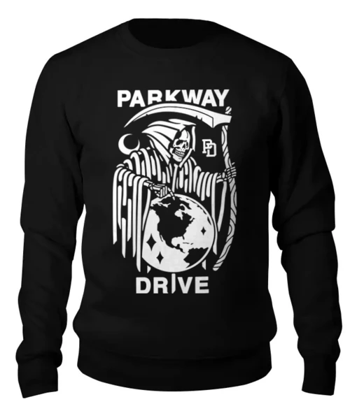 Заказать свитшот в Москве. Женский свитшот хлопковый Parkway Drive от geekbox - готовые дизайны и нанесение принтов.