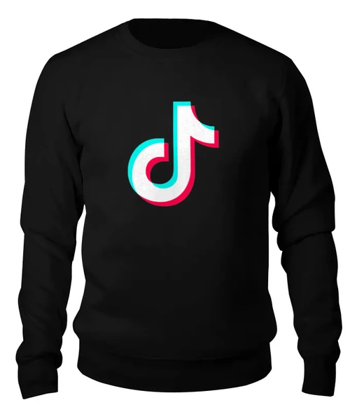 Заказать свитшот в Москве. Женский свитшот хлопковый TikTok  от DESIGNER   - готовые дизайны и нанесение принтов.