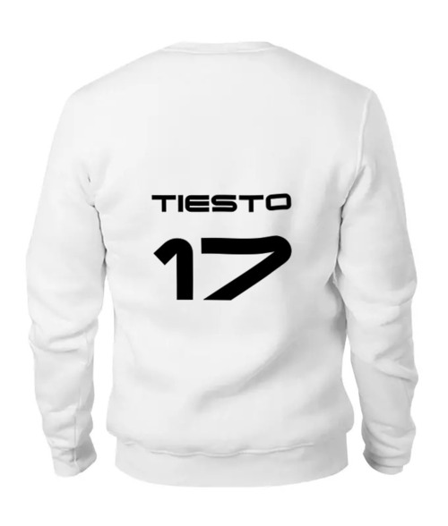Заказать свитшот в Москве. Женский свитшот хлопковый Dj Tiesto  от Юнус Янгазов - готовые дизайны и нанесение принтов.
