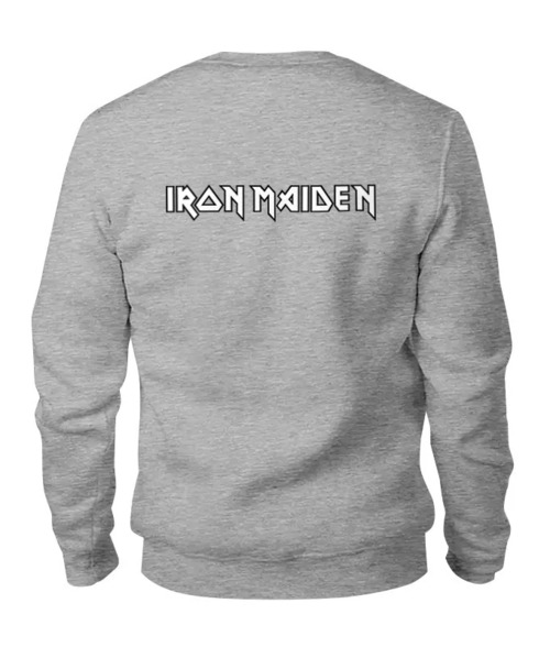 Заказать свитшот в Москве. Женский свитшот хлопковый Iron Maiden Band от Leichenwagen - готовые дизайны и нанесение принтов.