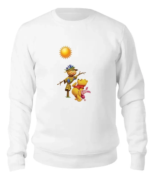 Заказать свитшот в Москве. Женский свитшот хлопковый ВИНИПУХ от Vinli.shop  - готовые дизайны и нанесение принтов.