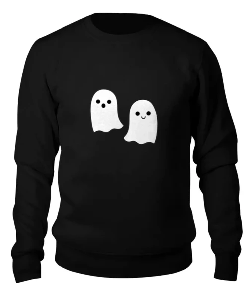 Заказать свитшот в Москве. Женский свитшот хлопковый GHOST  от CoolDesign - готовые дизайны и нанесение принтов.