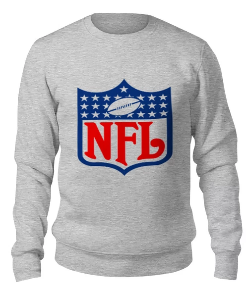 Заказать свитшот в Москве. Женский свитшот хлопковый NFL от Weed Stuff`a - готовые дизайны и нанесение принтов.