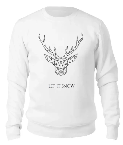 Заказать свитшот в Москве. Женский свитшот хлопковый Dear Deer от Disignshop - готовые дизайны и нанесение принтов.