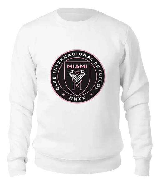 Заказать свитшот в Москве. Женский свитшот хлопковый Miami CF от THE_NISE  - готовые дизайны и нанесение принтов.