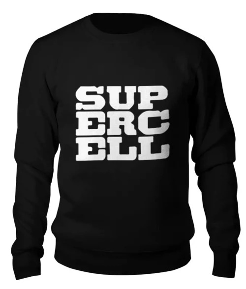 Заказать свитшот в Москве. Женский свитшот хлопковый Supercell от MariYang  - готовые дизайны и нанесение принтов.