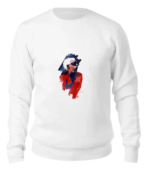 Заказать свитшот в Москве. Женский свитшот хлопковый Emmet Doc от YellowCloverShop - готовые дизайны и нанесение принтов.