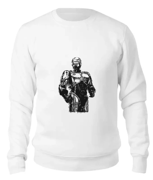Заказать свитшот в Москве. Женский свитшот хлопковый Robocop (Робокоп) от Andrew Zaycev - готовые дизайны и нанесение принтов.