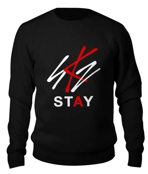 Заказать свитшот в Москве. Женский свитшот хлопковый STRAY KIDS  от geekbox - готовые дизайны и нанесение принтов.