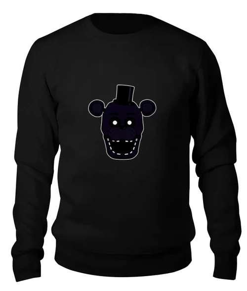 Заказать свитшот в Москве. Женский свитшот хлопковый Shadow Freddy (Пять ночей у Фредди) от trugift - готовые дизайны и нанесение принтов.