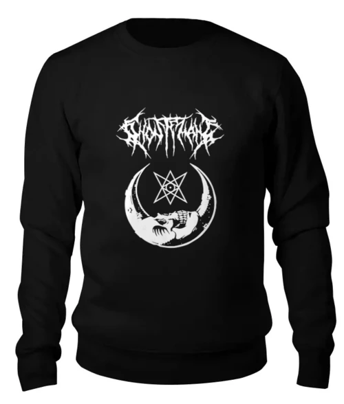 Заказать свитшот в Москве. Женский свитшот хлопковый Ghostemane от geekbox - готовые дизайны и нанесение принтов.