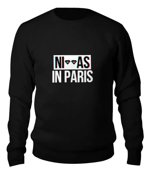 Заказать свитшот в Москве. Женский свитшот хлопковый In Paris от typoclothes - готовые дизайны и нанесение принтов.