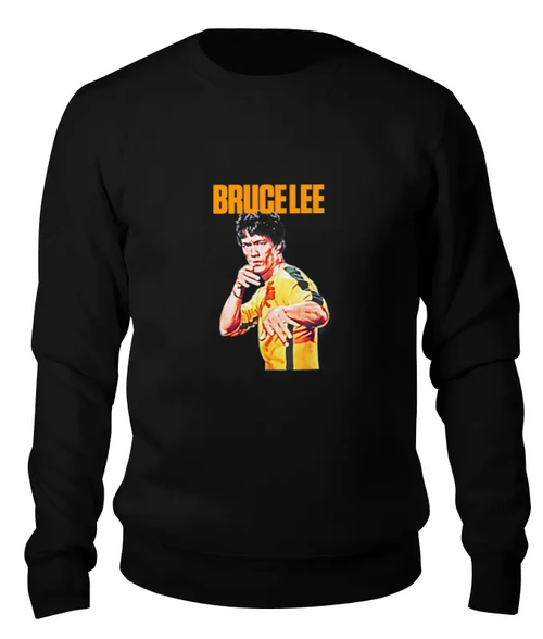 Заказать свитшот в Москве. Женский свитшот хлопковый Bruce Lee от Leichenwagen - готовые дизайны и нанесение принтов.